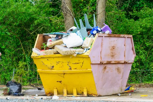 Golders Green residents participating in waste recycling