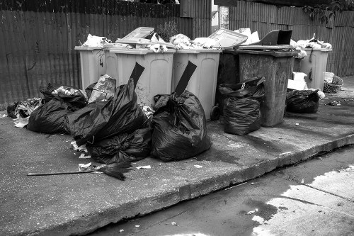 Professionals performing garage clearance in Golders Green