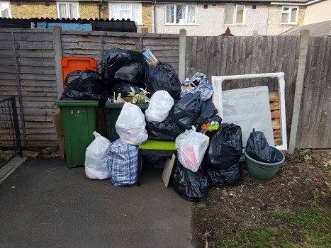 Different types of recyclable materials in Golders Green